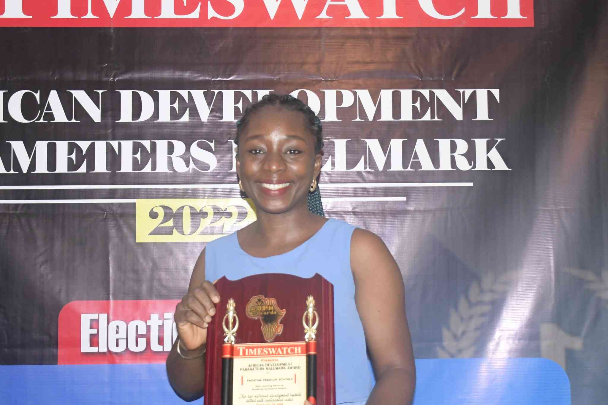<p>Safe Learning Haven &amp; Academic Excellence Award goes to Phostine Premium Schools. Awarded by Timeswatch News Magazine</p>